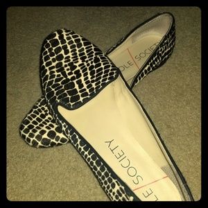 Sole Society pony hair flats